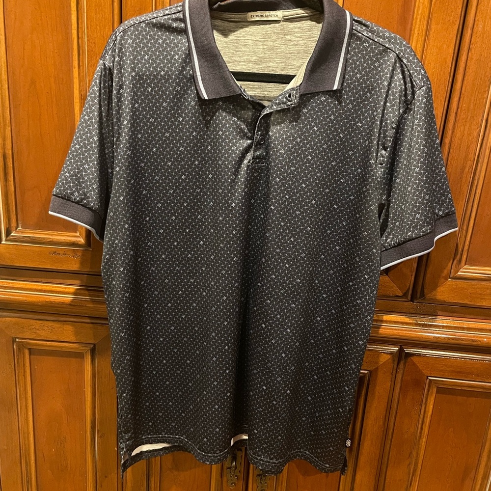 Men's Patterned Polo Shirt
